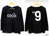 メール便911999】大きいサイズ COCO　N9 セレカジ 前後プリント 英字ゴ Tシャツ LL~4L 4L~6L HOLLYWOOD