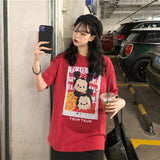 メール便662055】大きいサイズ 韓国 ファッション プリント デカロゴ 原宿 Tシャツ LL-4L