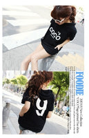 メール便900190】大きいサイズ HOLLYWOOD　COCO　N)デカロゴ 前後プリント　出レカジ パーカーTシャツ F 4L~6L