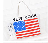 メール便775338】エコバッグ LONDON　NEW YORK　LONDON トートバッグ プリント キャンバスバッグ カバン 買い物袋 shop bag