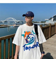 メール便735744】大きいサイズ春夏 韓国 レディース ファッション Tシャツワンピース LL-4L