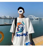 メール便735744】大きいサイズ春夏 韓国 レディース ファッション Tシャツワンピース LL-4L