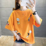 メール便735921】大きいサイズ春夏 韓国 レディース ファッション TシャツワンピースLL-4L