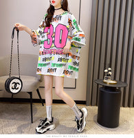 メール便736588】大きいサイズ春夏 韓国 レディース ファッション レースアップ Tシャツワンピース LL-4L